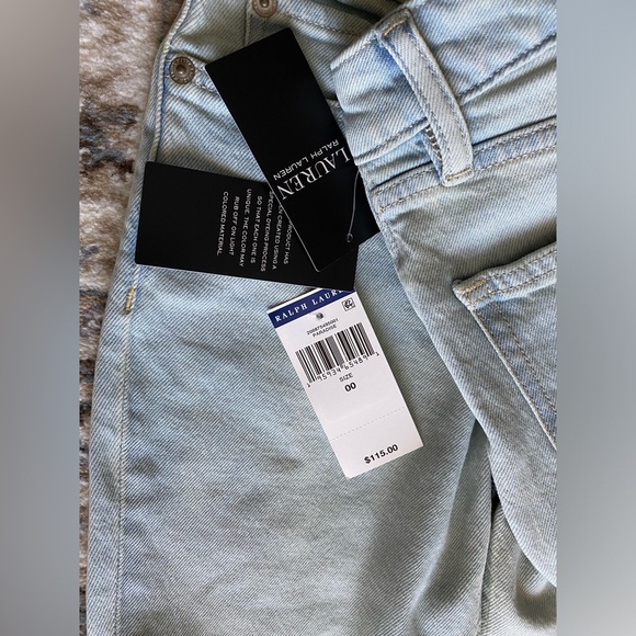 Ralph Lauren High Rise Straight Ankle Denim - Picture 9 of 15